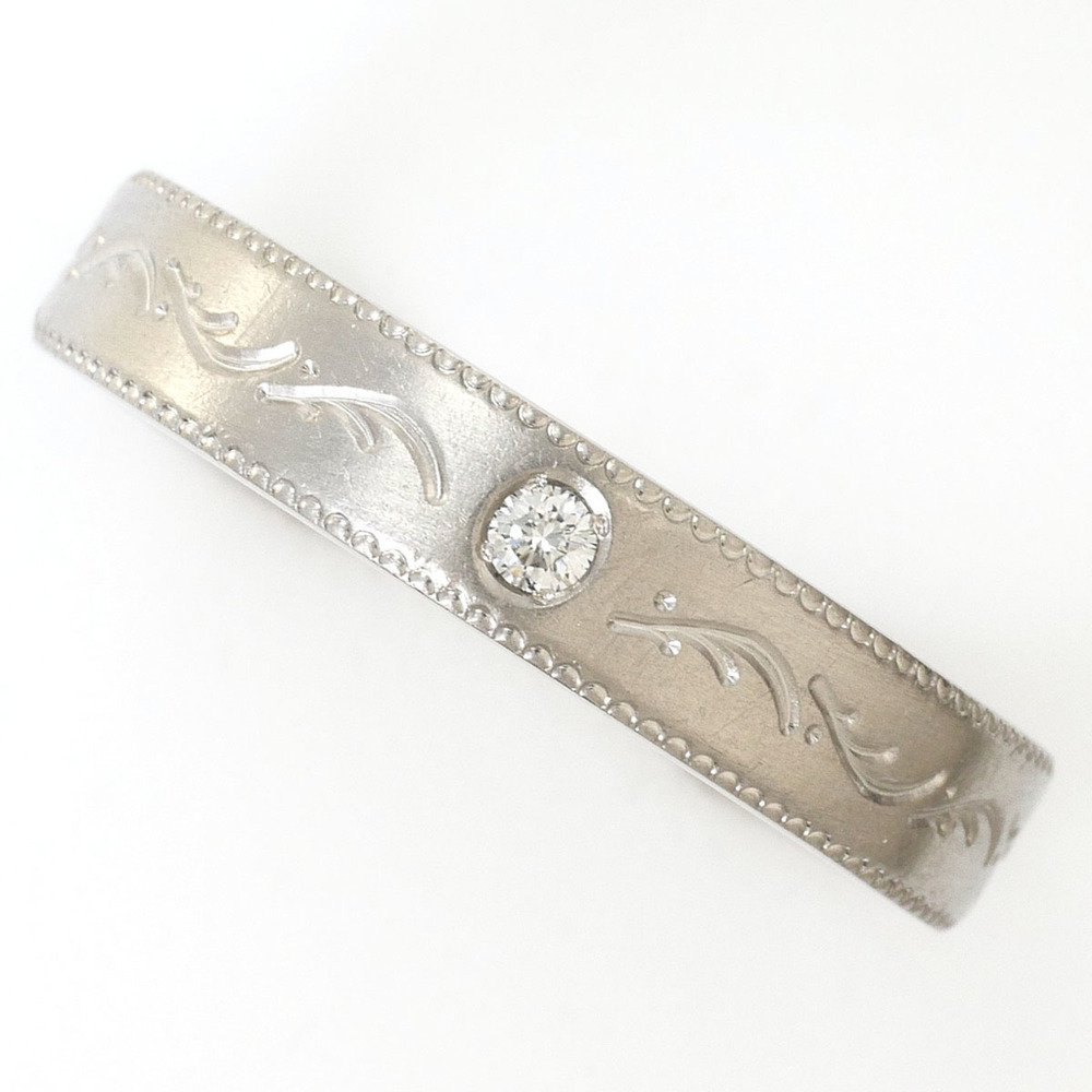 VINTAGE Silver Diamond Ring